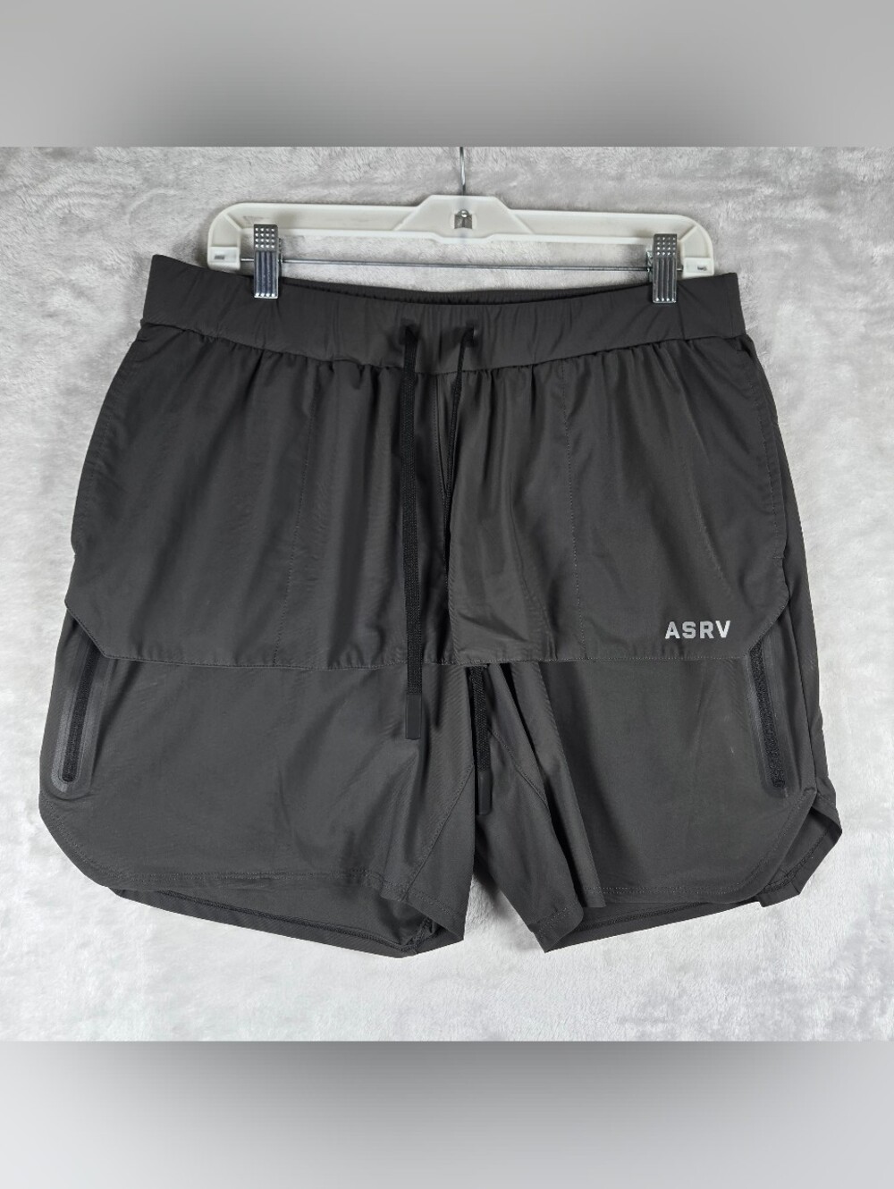 ASRV Mens Size XL DSG-0689 Treta-Lite Athletic Shorts Athletic Gray 6” Inseam